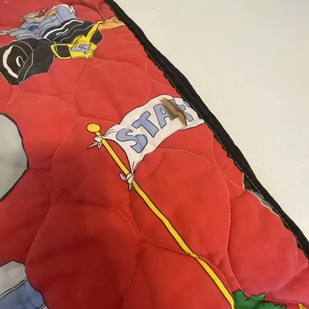 VTG 90s Disney Mickey Mouse & Friends Toddler Bedding Fitted Flat Sheets Blanket